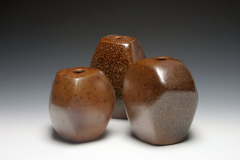 6516 Salt-fired Stoneware Rock Vases.JPG
